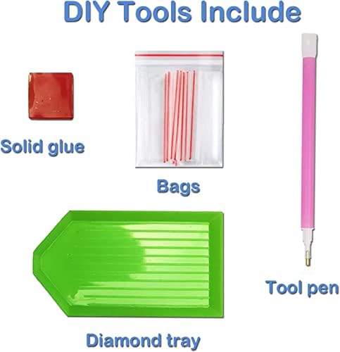 Lunyloer 5D Diamond Painting, Diamond Painting Kits para adultos iniciantes, DIY Full Drill Diamond Pointings Picture