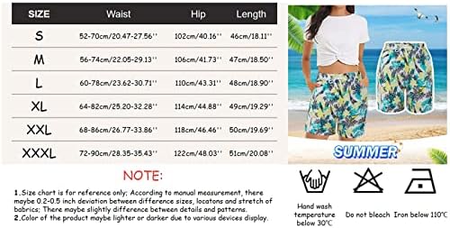 Shorts de verão para mulheres casuais na cintura alta