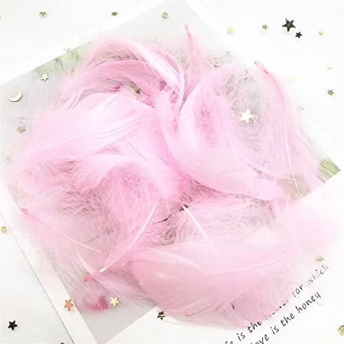 Pumcraft Jóias Diy Jóias Naturais Plumas de Pene-Goses de 4-8 cm Pluma de penas de cisne colorida para decoração em casa Craft