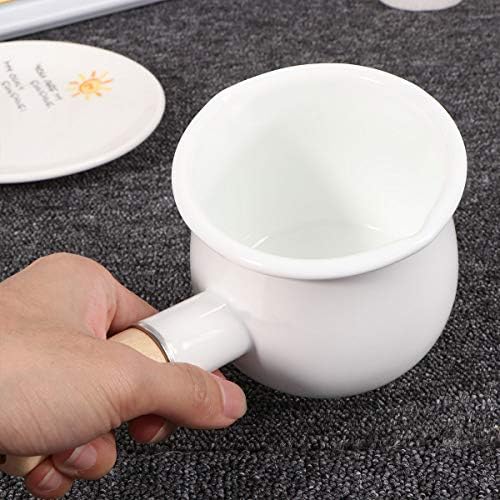 Creamer de café Creamer, panorâmica antiaderente de pan de amortecedor de café com panela pequena panela de cozinha para macarrão com