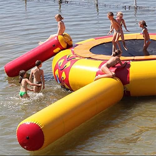 Parque aquático, trampolim de água inflável de PVC, bounce flutuante de 2m/3m/4m de praia trampolim. Plataforma de natação