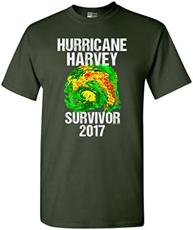 Furacão Harvey Storm sobrevivente Houston Texas 2017 DT T-shirt Tee