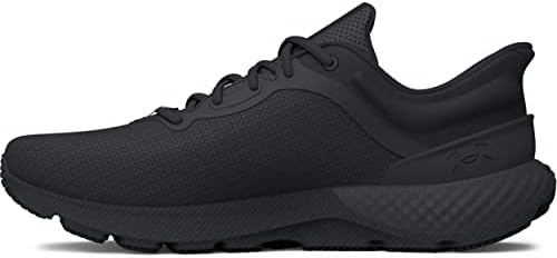 Under Armour Men's Charged Escape 4 Running Sapato, Black/Black/Black, 8