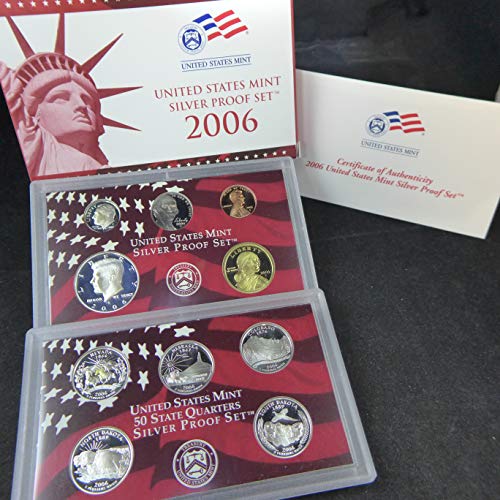 2006 S Silver Proof Set 10 Coin Set