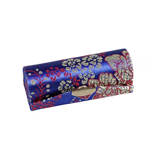 Caixa de brilho labial Excety 3pcs Batom Box de estilo chinês Lipstick Solder Design de flores Maquiador Caixa Lip Lip Gloss Balmo