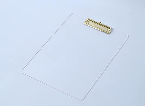 Jiari 2 pacote de gabinete de acrílico transparente A4 Tamanho da letra 8.6 x 12,2