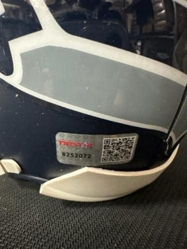 Walter Jones Hof '14 assinado Auto Seattle Seahawks Mini capacete Tristar Authentic - Capacetes NFL autografados