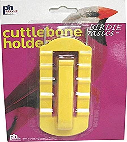 Produtos para animais de estimação prevuos BPV1149 Birdie Basics Plastic Cuttlebone, amarelo