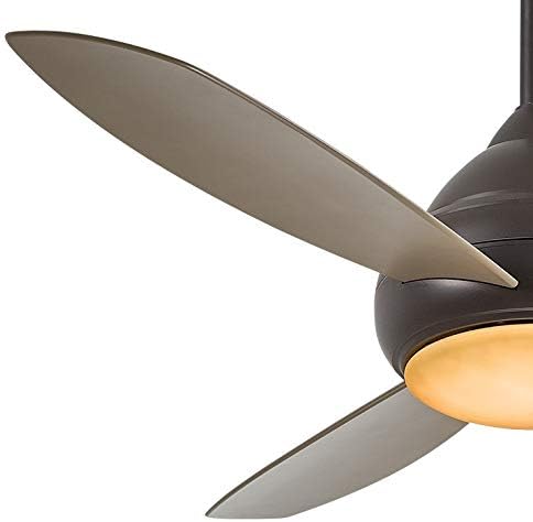 Minka-Aire F476L-ORB Conceito I molhado de 52 polegadas de teto ao ar livre com luz LED integrada 14W em acabamento de bronze