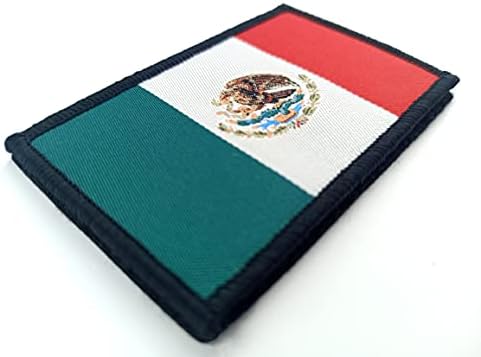 JBCD 2 Pacote de bandeira do México Patches de bandeira mexicana Patch tático Patch Patch Patch para Roupas Patch Team Military