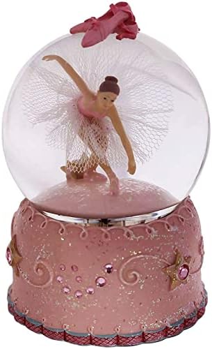 Singeek Ballerina Snow Globe toca Ballet Tune sempre comigo, Christmas Music Snowglobes Ballet Recital Gifts Para meninas, esposa, filha,