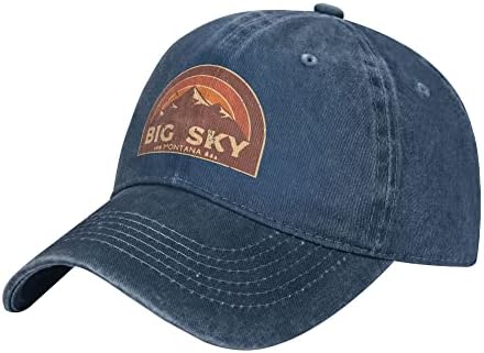Big Sky Montana Retro Mountain Hat Hat Fashion Hat casual Camual Truck Hat Dad Unisisex