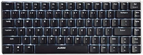 CHARELLA AK33 TECHADO MECÂNICO AZUL BLACK SWITCH 82-MECKYS LARGA BENÇÃO TECLADO DE GAMES EI6