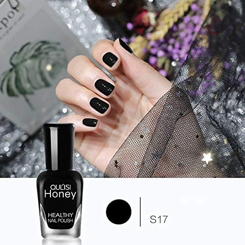 Duoyo Piano Black Shine Uil Art Polish, S17 Black, 8ml