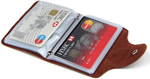 Raylinedo 3pcs unissex multi cor genuíno de couro real titular carteira de cartão de visita slim saco de cartas de visita