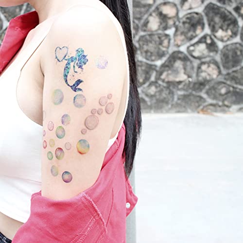 Oottatati 9 Folhas de tatuagem temporária de tatuagem impermeabilizada