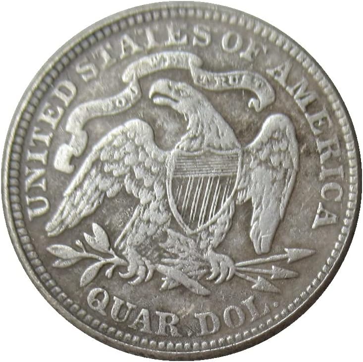 Réplica comemorativa de bandeira de 25 centavos de 25 centavos 1874 moeda comemorativa