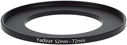 Ring de 49 mm a 72mm, para lentes e filtro, filtros de metal adaptador de anel de intensificação, a lente de 49 mm de conexão a 72 mm de acessório de lente de filtro