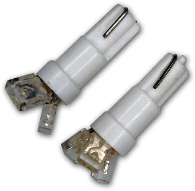 TuningPros LEDBW-T5-W3 Aviso de lâmpadas LED lâmpadas T5, 3 LED White 2-PC Conjunto