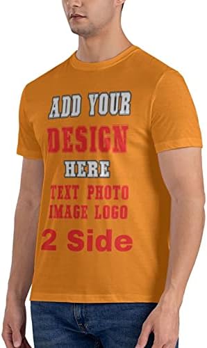 As camisetas personalizadas adicionam sua imagem de texto de texto personalizada camisetas