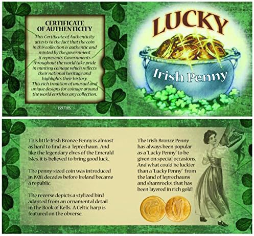 Bankers Bag of Lucky Irish Pennies
