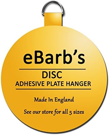 The Original The Inglês Plate Hanger Disc de Ebarb-A Quantidade de três cabides de 5 polegadas