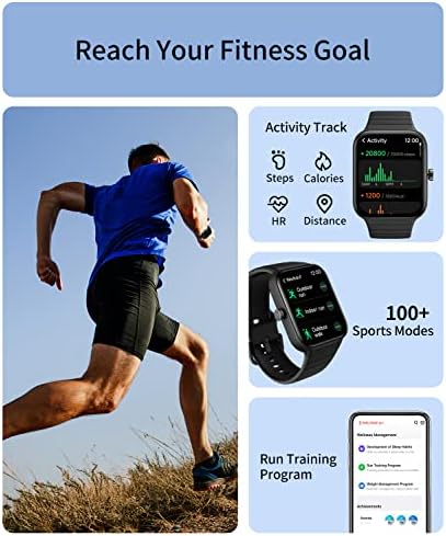REVENTE SMART REE ASW2-PRO, ALEXA INCORTO, 1.8 “Rastreador de fitness com 100 modos esportivos, freqüência cardíaca, oxigênio