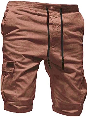 Shorts para homens Summer casual Sport Pure Bandagem colorida casual calça de moletom solteira calça de cordão