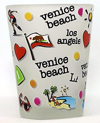 Veneza Beach California Expressions Shot Glass