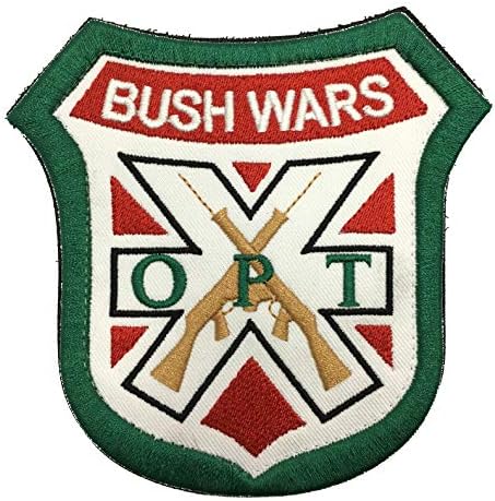 Bush Wars Patch tático Exército Militar Bordado Sew On Tags Operator Patches com backing de gancho e loop