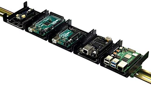 Suporte de montagem de trilho DIN para Raspberry Pi A+ B+ 2b 3b 3b+ 4b zero arduino uno mega mkr beaglebone