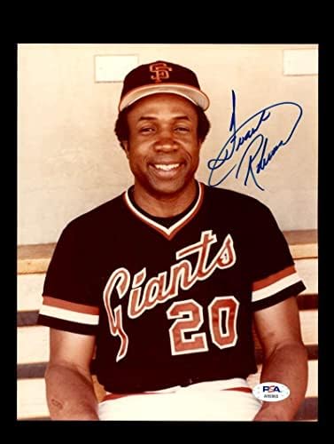 Frank Robinson PSA DNA CoA assinado 8x10 Giants Foto Autograph - Fotos autografadas da MLB