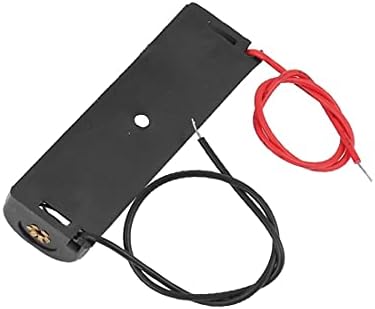 NOVO LON0167 FIios duplos Clipe de mola Bateria de plástico preto Suporte de caixa para 1,5V AA Battery 3pcs (Zweidraht-federclip aus schwarzem kunststoff-patterie-etui für 1,5 V AA-Batterie 3st