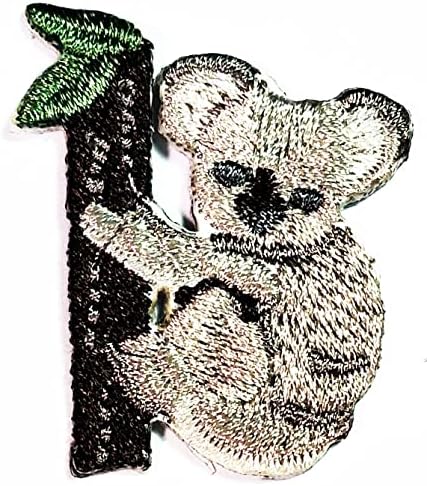 Kleenplus 3pcs. Mini Little Koala escalada árvore infantil As manchas de desenhos animados têm ferro em apliques de apliques adequados