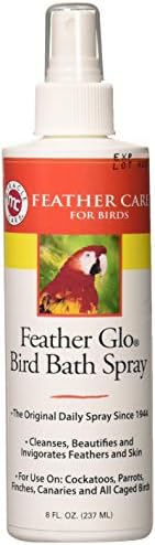 Milagre Care Feather Miracle Care Feather Glo Bird Bath Spray, 8 onças