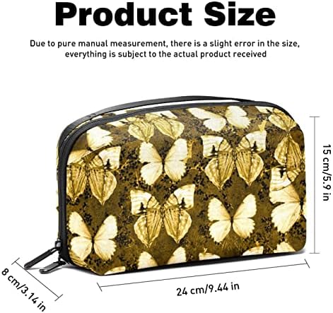 Bolsa de cosméticos de borboleta para mulheres bolsa de moda fofa bolsa de maquiagem à prova d'água bolsa de higiene