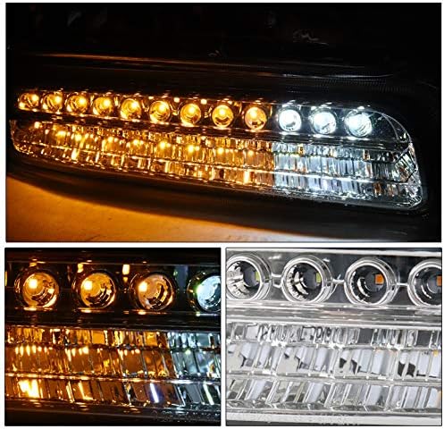 ZMAUTOPTS SUBSTITUIÇÃO FARECTRAMPS CHROME para 1999-2002 Chevy Silverado / 2000-2006 Suburban / Tahoe