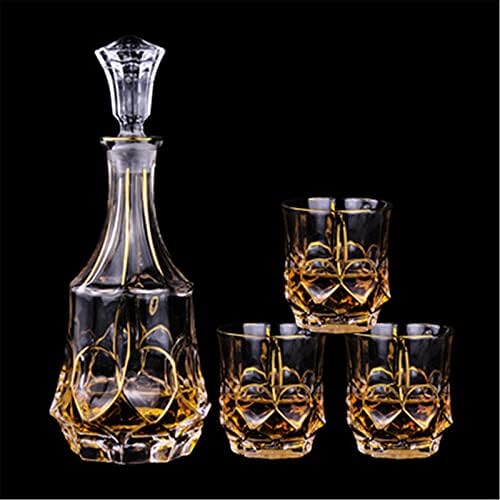Conjunto de 6 óculos e decantadores de uísque | Whisky Glass Define Jeafe & Decanter