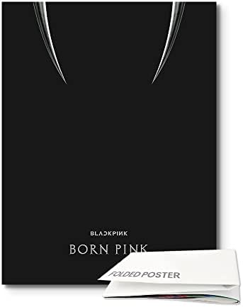 Dreamus Bornpink 2º Álbum [Born Pink] Conjunto de caixas [Black Ver.] + Poster dobrado de pré-encomenda