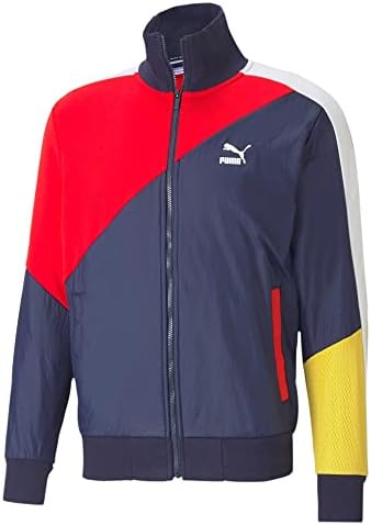 Puma mass T7 2020 Moda Full -Zip Track/Field Casual Athletic Outerwear Athletic Breathable - Blue