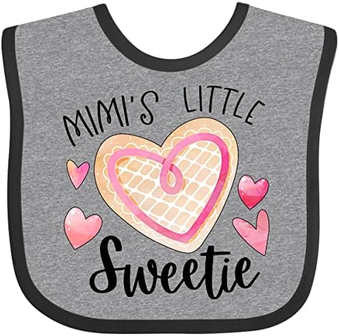 Little Sweetie de Inktastic Mimi com biscoito de coração babador