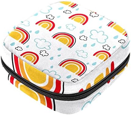 Bolsas de almofadas menstruais portáteis, bolsa de armazenamento de guardanapos sanitários de grande capacidade, kit de primeiro
