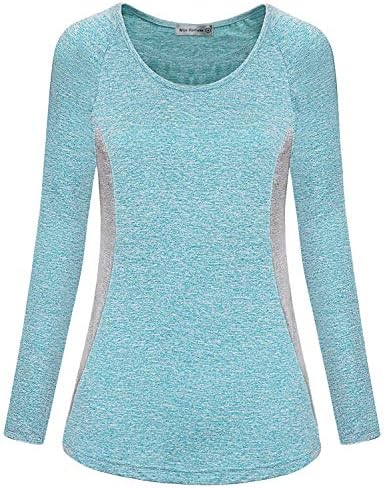 Miss Fortune Active Wear Wear Yoga Top Cool Dry Treping Shirt Roupos de exercícios