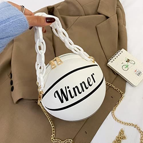 Bolsa mensageiro qonioi para mulheres crossbody personalizadas bola redonda moda feminina bolsa de basquete de bolsa de basquete All-Match Grande presente