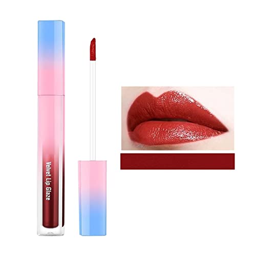 Velvet Liquid Lipstick Cosmetics clássicos à prova d'água clássica Longa Longa Corção suave cor Full Lip Flumping Lip Gloss M