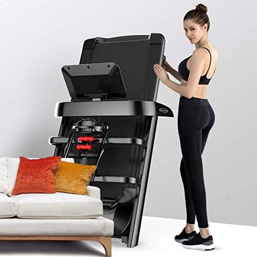 N/P dobrar a tela colorida HD Treadmill Equipamento de exercícios multifuncionais Executar esportes internos para esteiras de casa