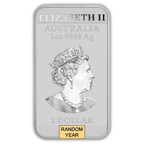 2018 p - lote atual de 1 oz barras de prata austrália Perth Mint Dragon Series Moedas retangulares brilhantes não circuladas