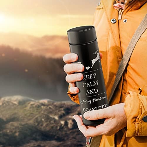 Caneca de viagem de Maverton com gravura para o balão isolado a vácuo de 500 ml para mulher - copo personalizado para