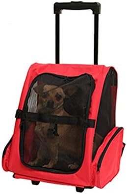 Mochila de carrinho de estimação do ZGSP, gato e cão de bagagem portátil respirável, Backpack de viagem