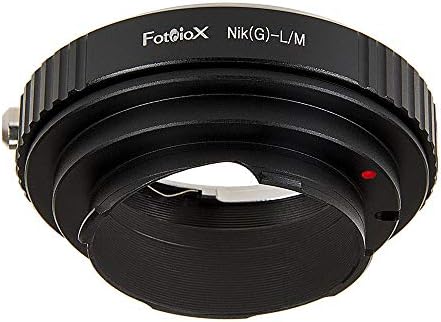 Adaptador de montagem da lente fotodiox com codificação M Leica de 6 bits-Nikon Nikkor F Mount G-Type D/SLR Lente para Leica M